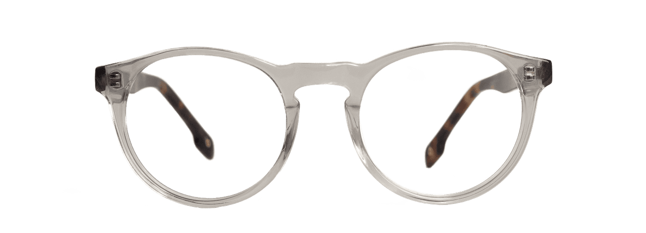 XAV – Lunette Ronde CHAMPAGNE CRISTAL CLAIR pour Femme, Homme, Mixte