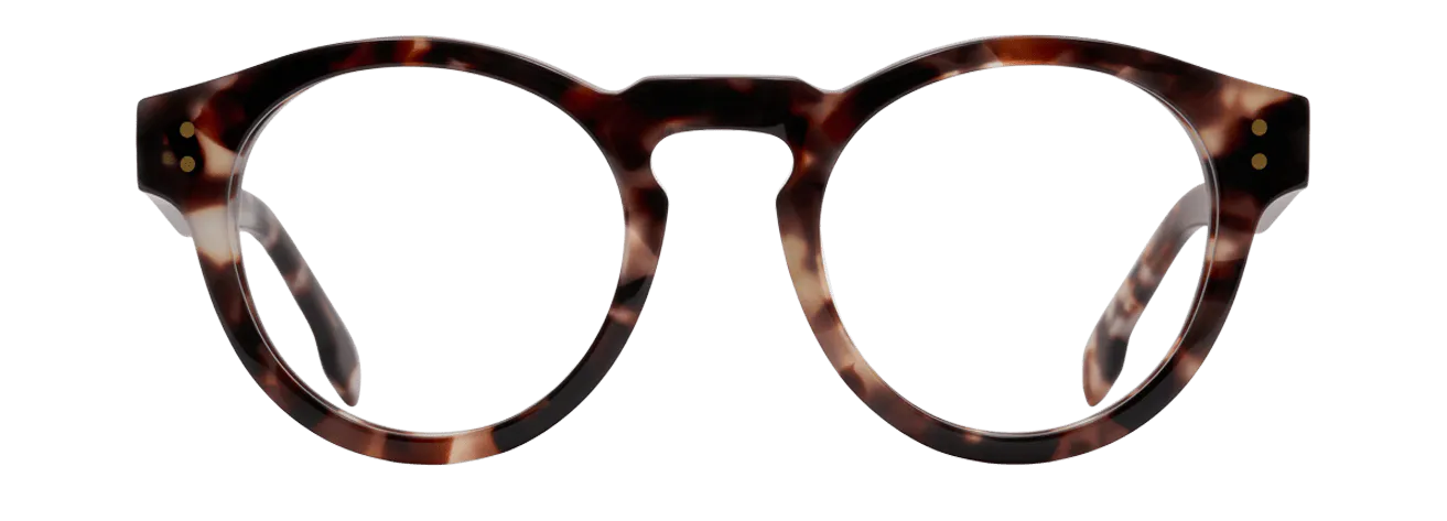 KENDALL – Lunette Ronde ECAILLE ROSE MILKY pour Femme
