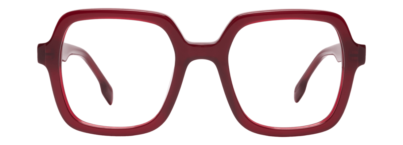 ROSA – Lunette Carré BORDEAUX MILKY pour Femme