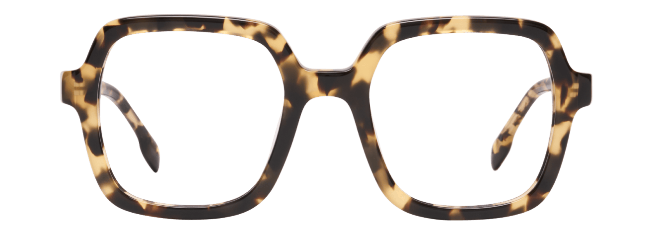 ROSA – Lunette Carré ECAILLE JAUNE pour Femme