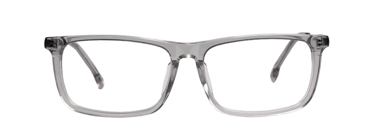 CHRISTOPHE – Lunette Rectangle TRANSPARENT GRIS pour Homme