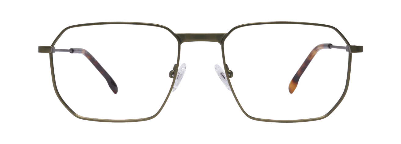 NILS L – Lunette Rectangle KAKI MAT pour Homme