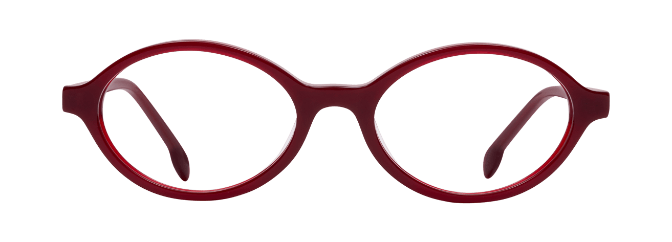 THI – Lunette Ronde BORDEAUX PLEIN pour Femme