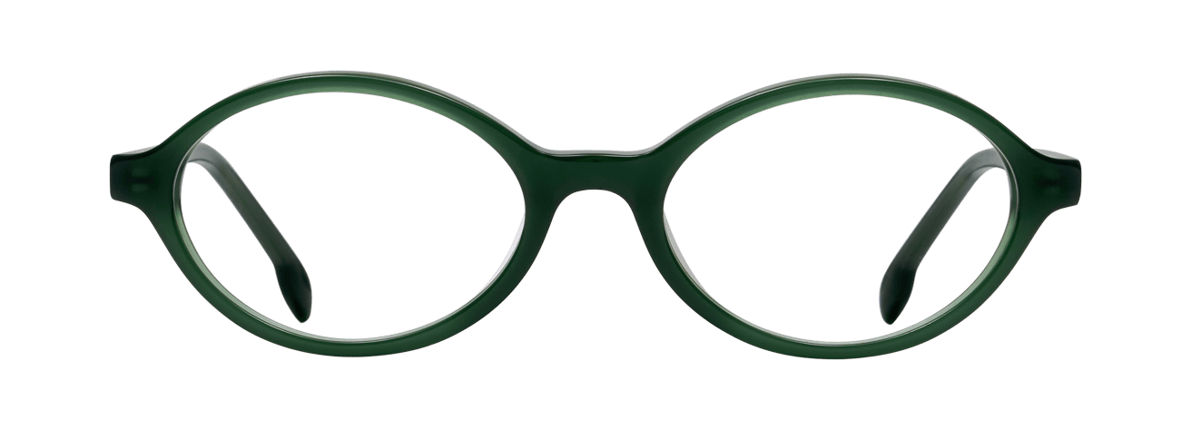 THI – Lunette Ronde VERT FONCE MILKY pour Femme