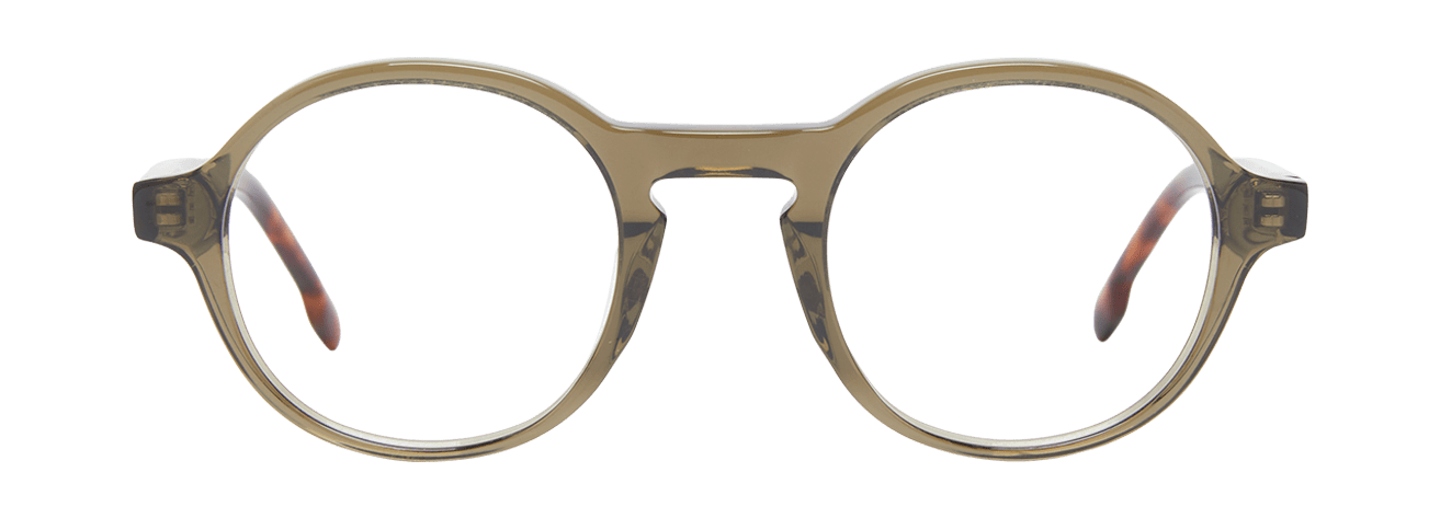 JOACHIM – Lunette Ronde VERT ECAILLE FONCEE pour Homme