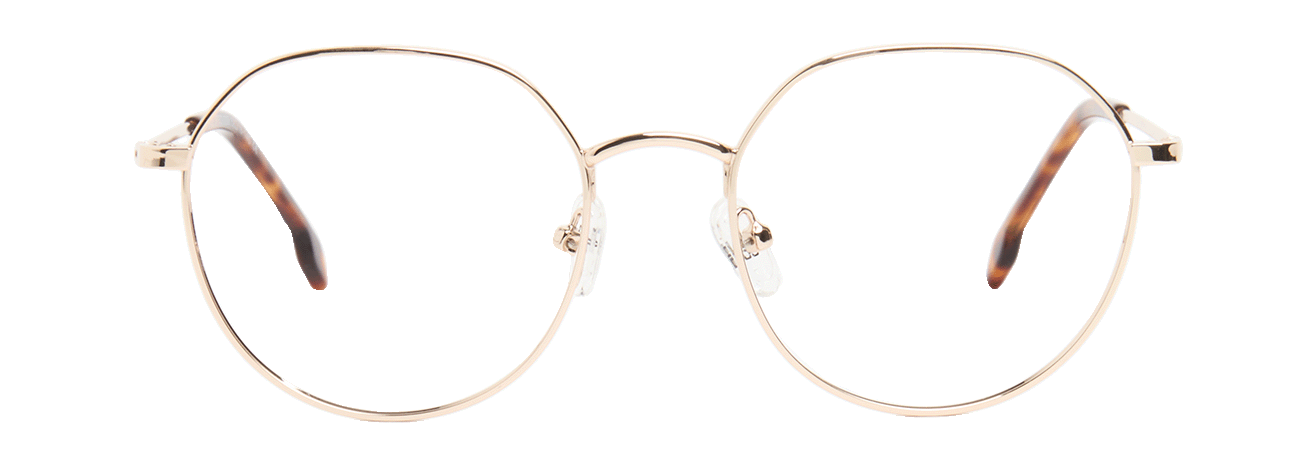ANGE – Lunette Ronde OR BRILLANT pour Femme