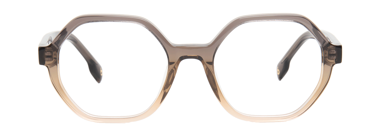 SARAH – Lunette Ronde GRIS BRUN DEGRADE pour Femme