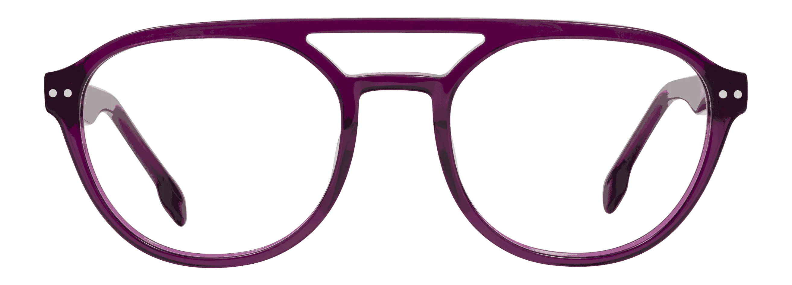 SIENNA – Lunette Aviateur TRANSPARENT VIOLET pour Femme