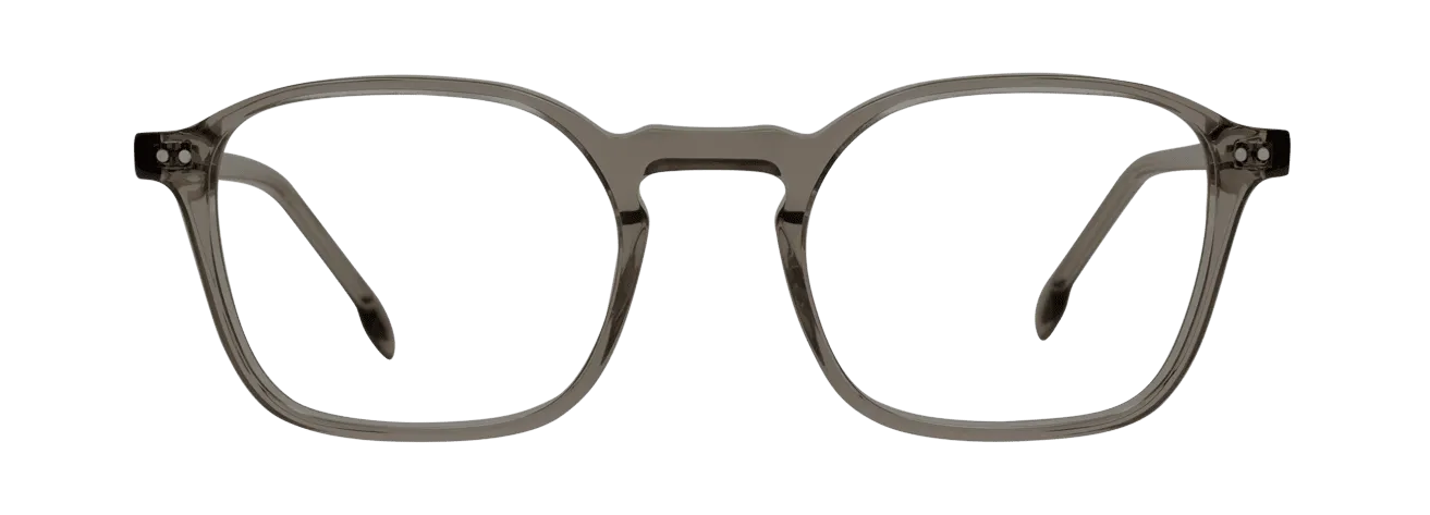 ADAM – Lunette Carré TRANSPARENT GRIS BRUN pour Homme