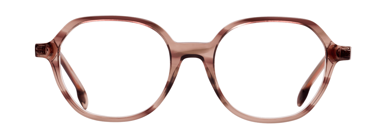 THIBALD – Lunette Carré BRUN STRIE ORANGE pour Enfant