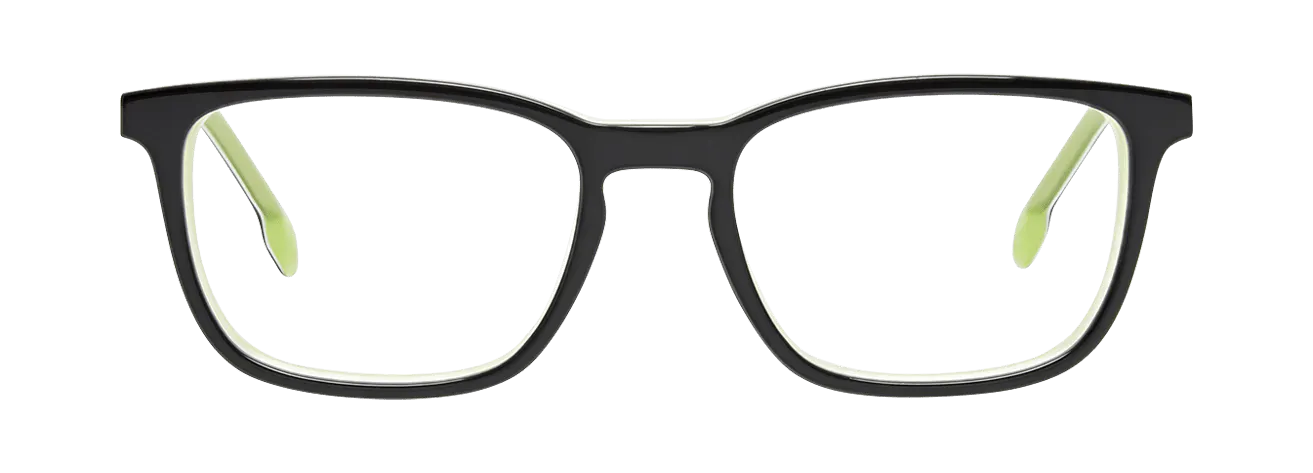 LIAM – Lunette Rectangle NOIR pour Enfant