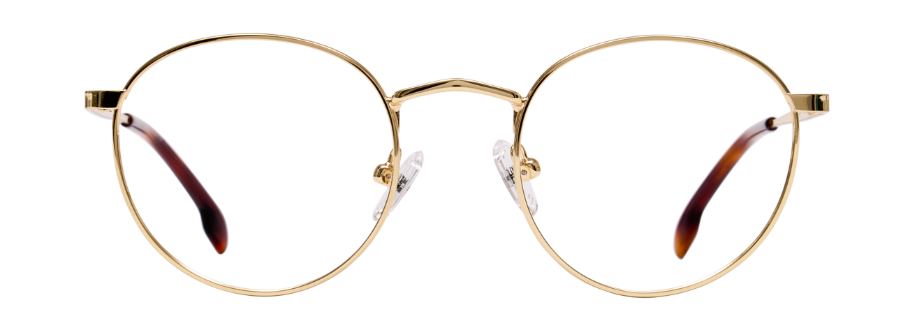 JEREMY OR BRILLANT – Lunette Ronde OR BRILLANT pour Enfant