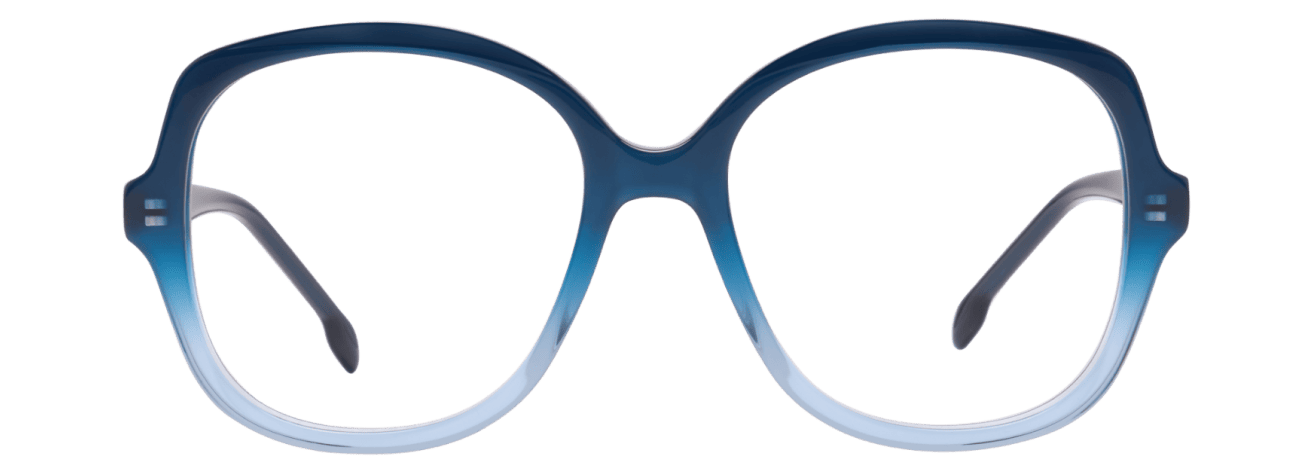 FARRAH – Lunette Carré DEGRADE BLEU pour Femme