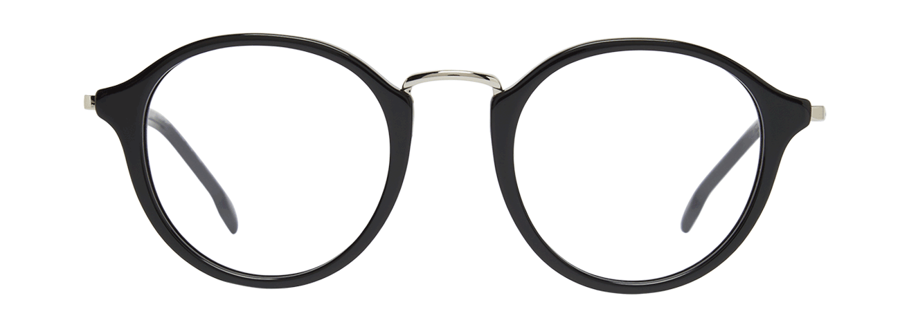DANNY – Lunette Ronde NOIR pour Homme