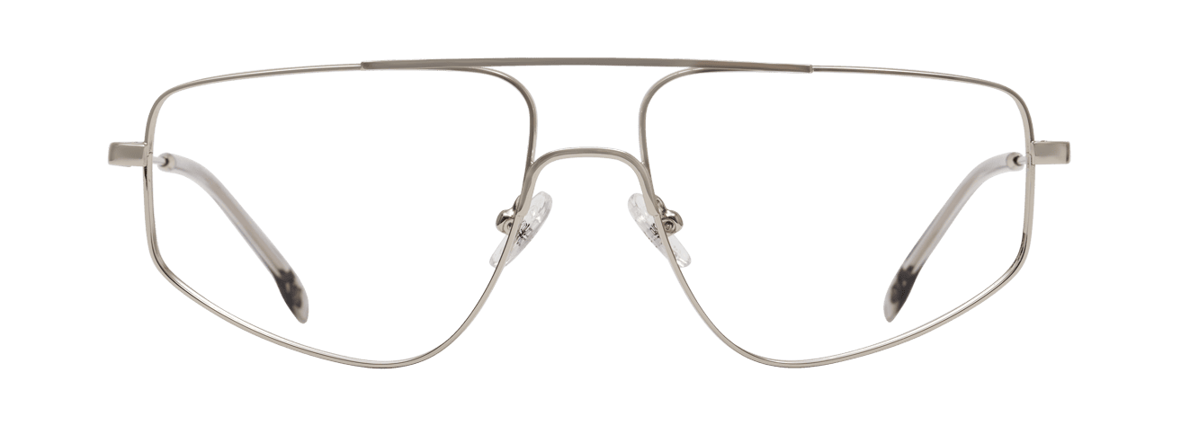 GIANNI – Lunette Aviator ARGENT pour Homme