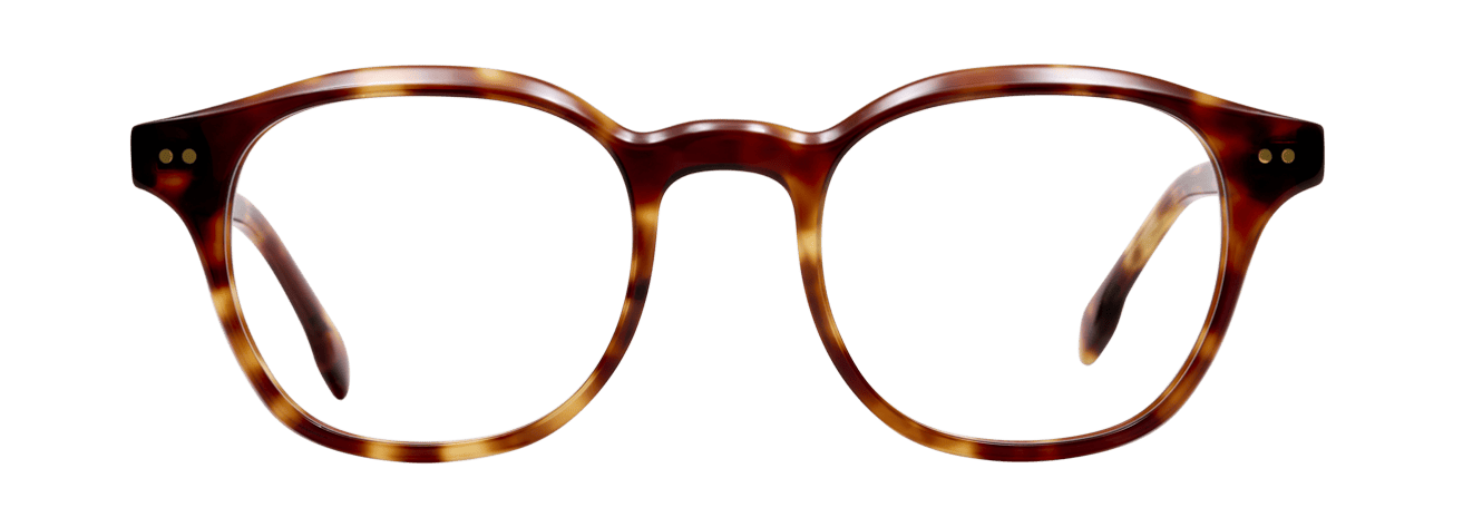 DAVID L – Lunette Carré ECAILLE MIEL pour Homme