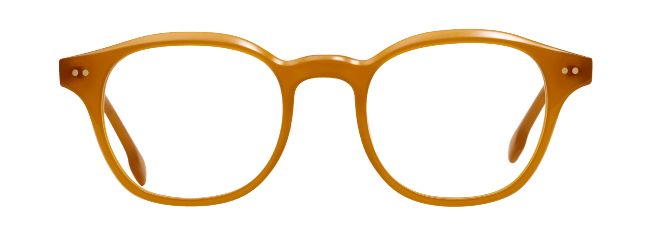 DAVID L – Lunette Carré JAUNE MIEL pour Homme