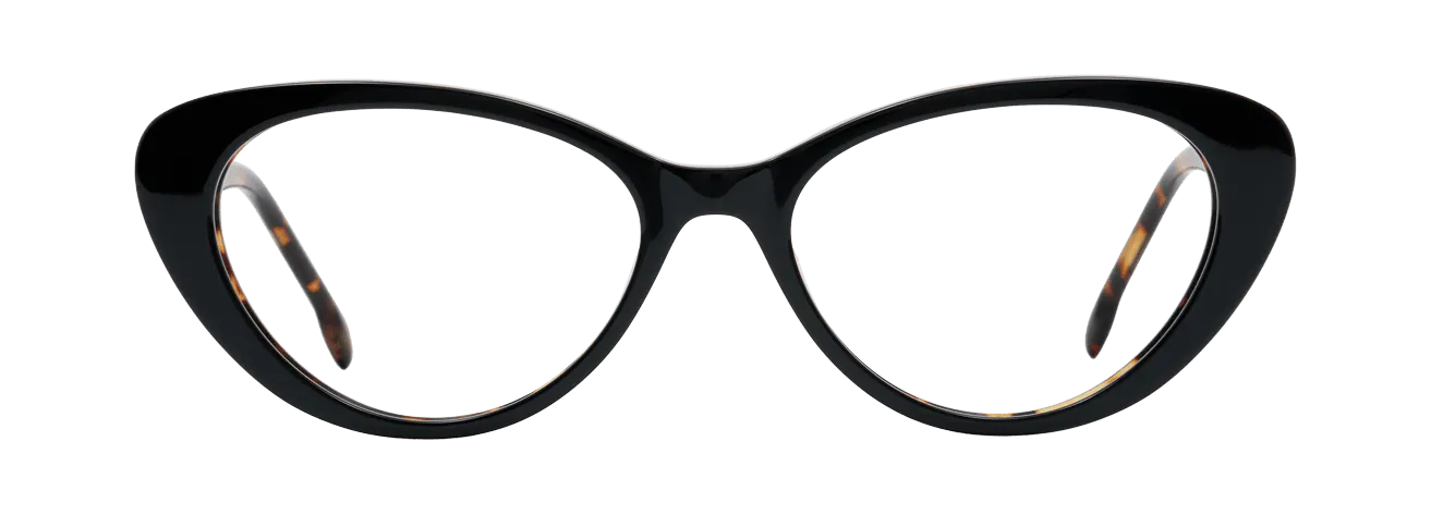 DALIA – Lunette Papillon NOIR INTERIEUR ECAILLE pour Femme