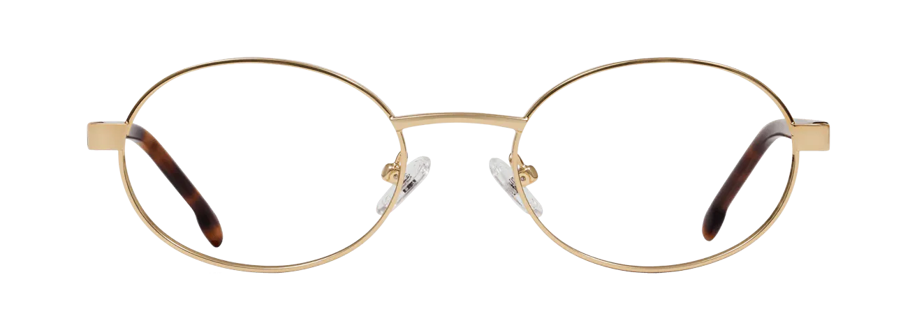 FABIO – Lunette Ronde ECAILLE OR BRILLANT pour Femme