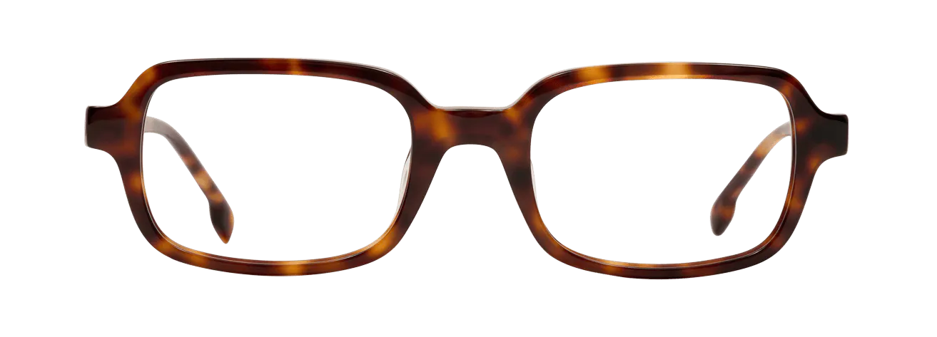 NINO – Lunette Rectangle ECAILLE FONCEE pour Homme