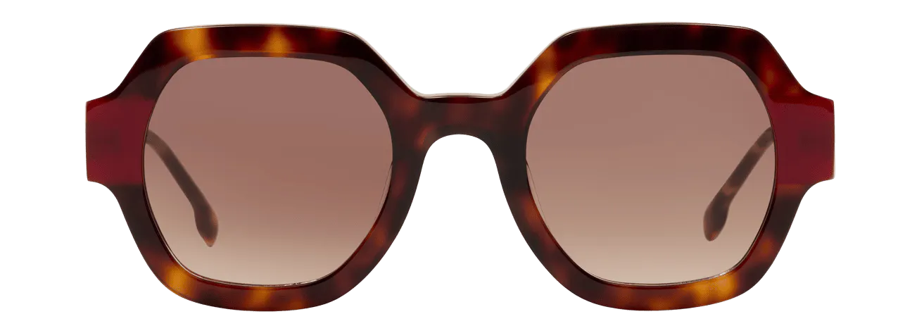 PHOEBE – Lunette hexagonal ECAILLE pour Femme