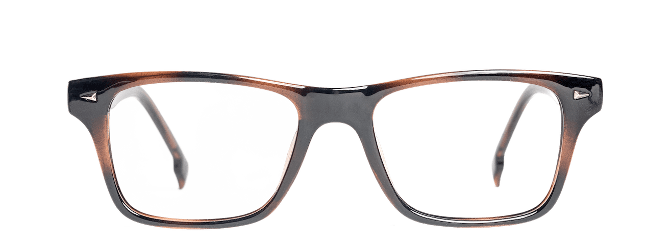 ELVIO – Lunette Rectangle ECAILLE BRILLANTE pour Femme, Homme, Mixte